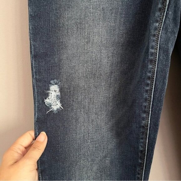 Spanx High Rise Distressed Ankle Skinny Jean Leggings Jeggings - M - Picture 4 of 14